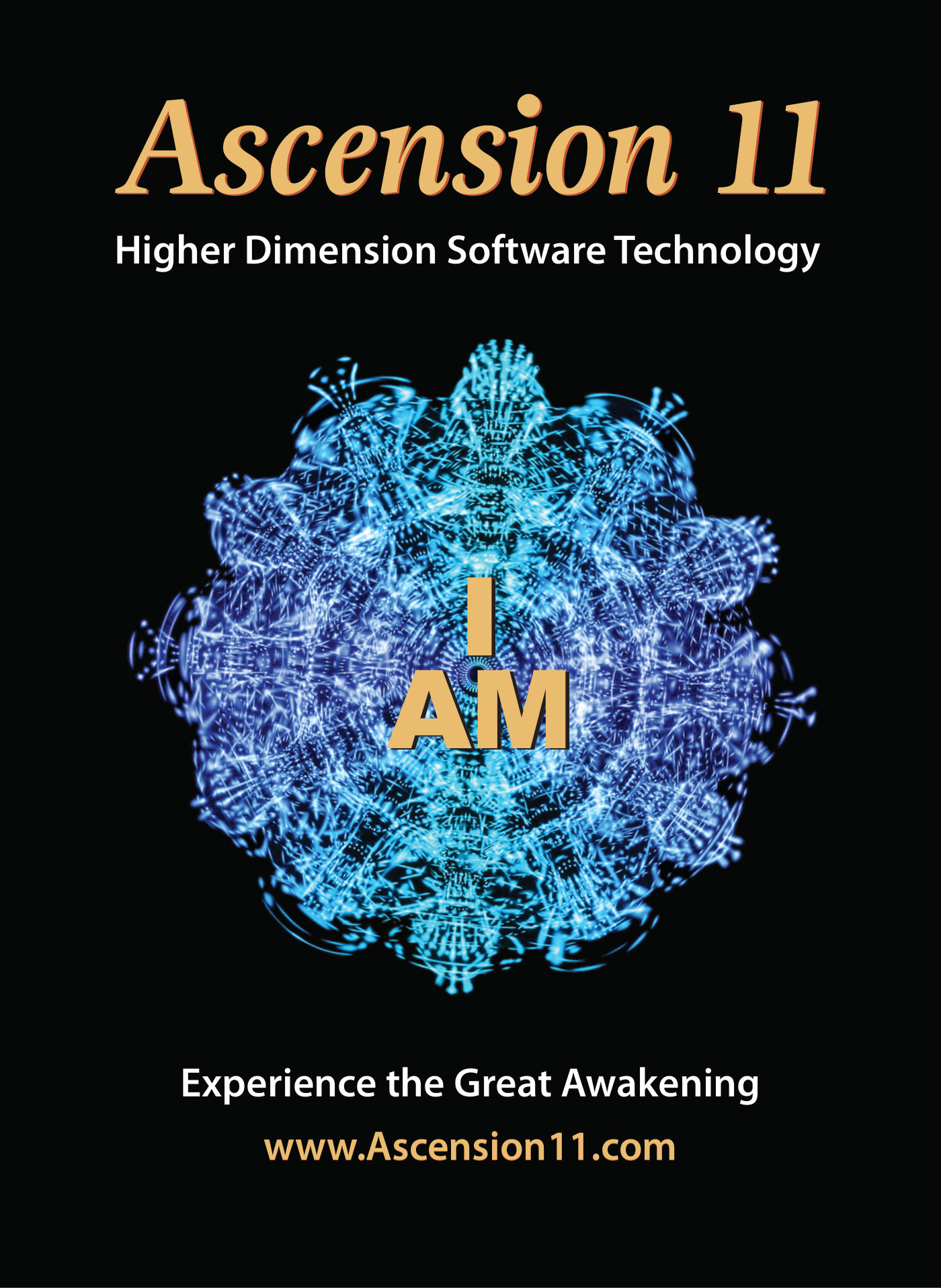 Ascension 11 postcard, I AM
